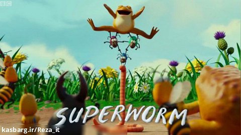 انیمیشن ابر کرم Superworm 2021 زیرنویس فارسی