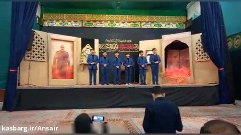 اجرای گروه سرود انصار الحجه قم در جمکران