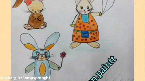نقاشی خرگوش _ چگونه خرگوش بکشیم؟