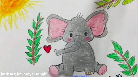 نقاشی فیل_چگونه فیل بکشیم؟
