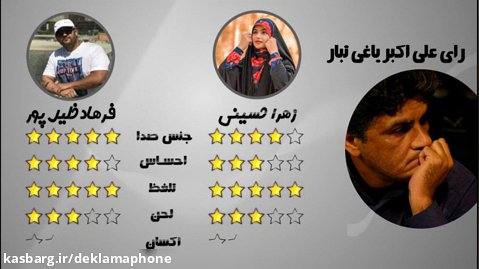 زهرا حسینی - برنده مسابقه کشوری دکلمه با فرهاد خلیل پور - دکلمافون