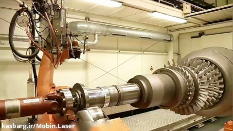 تعمیر و بازسازی روتور توربین بوسیله دستگاه جوش لیزر پودری