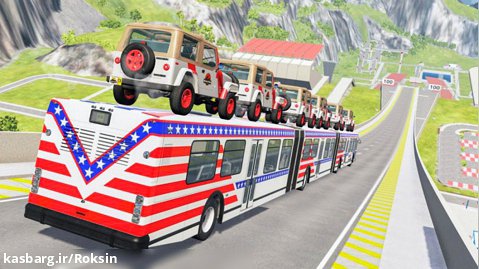 کارتون ماشین بازی جدید:: اتوبوس و ماشین ها