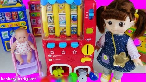 عروسک بازی دخترانه/اسباب بازی/قسمت 97/سطل زباله فروشگاه عروسکی
