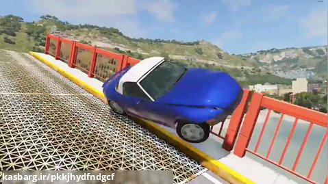 کارتون ماشین  : انیمیشن جدید :  چالش  پریدن ماشین ها از روی پل .