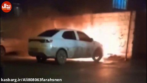 آتش گرفتن خودروی تارا در اردبیل