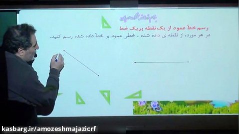 ریاضی - آموزش عمود و موازی - پایه چهارم ابتدایی - مدرس: آقای سعید فرهادی