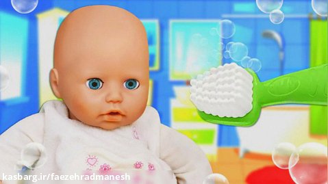 روال صبحگاهی عروسک نوزاد - آموزش غذا دادن به عروسک