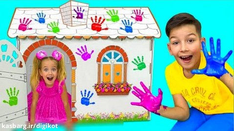 بازی های ساشا و آنیتا برای بچه ها - قسمت 28 - ساشا و مکس در بازی دندان ها