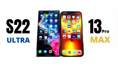 مقایسه سرعت Galaxy S22 Ultra و iPhone 13 Pro Max