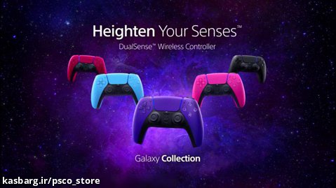 ویدیو معرفی DualSense Controllers Starlight Blue, Galactic Purple and Nova Pink