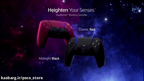 ویدیو معرفی    DualSense Cosmic Red  Midnight Black