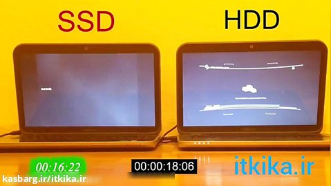 تفاوت سرعت هارد SSD  با هارد HDD