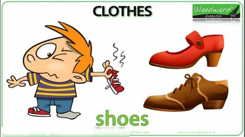 Basic clothes and accessory vocabulary