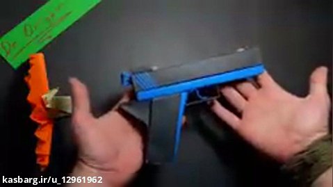 درست کردن اسلحه با کاغذ تیرم پرتاب می کنه