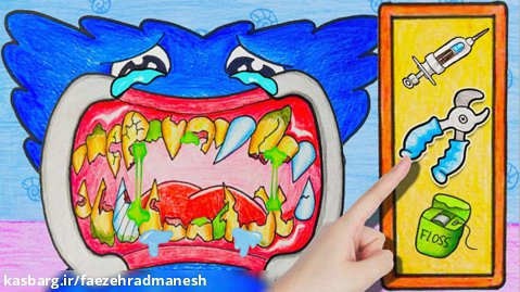 ایده های کارتونی - درمان پوسیدگی دندان های هاگی واگی