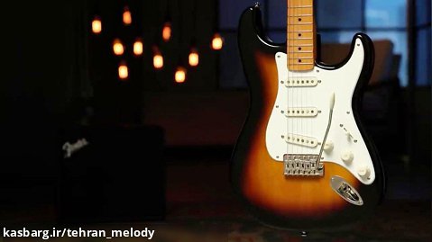 معرفی گیتار الکتریک Fender Squier Stratocaster Classic Vibe 50's White Blonde