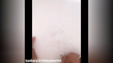 نقاشیم از دختر انیمه ای {Anime girl} کپ