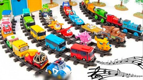 ماشین های اسباب بازی کودکانه جدید/قسمت37/پولی تایو و مک کوئین در مسیر راه آهن