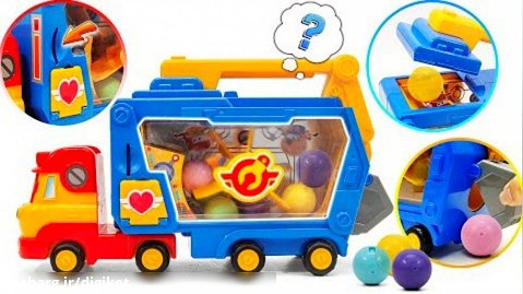 ماشین های اسباب بازی کودکانه جدید/قسمت39/تبدیل جت پستچی به کامیون میکسر
