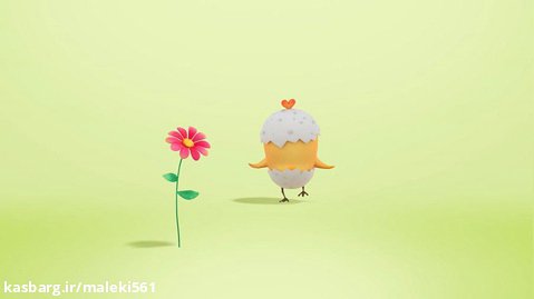 کارتون خانواده کومو - جوجه کوچولو - مرغ و تخم مرغ