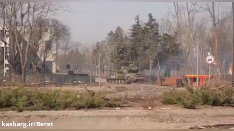 ویدئویی از درگیری نیروهای روسی با مدافعان اوکراینی در شهر ماریوپل