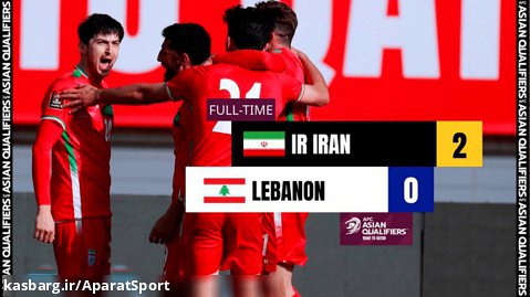 ایران 2-0 لبنان (گزارش انگلیسی) | خلاصه بازی | مقدماتی جام جهانی 2022