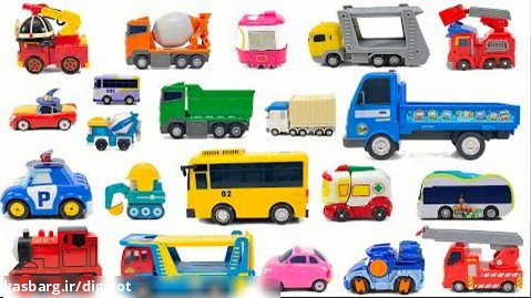 ماشین های اسباب بازی کودکانه جدید/قسمت43/همه ماشین کوچولوها در یکجا